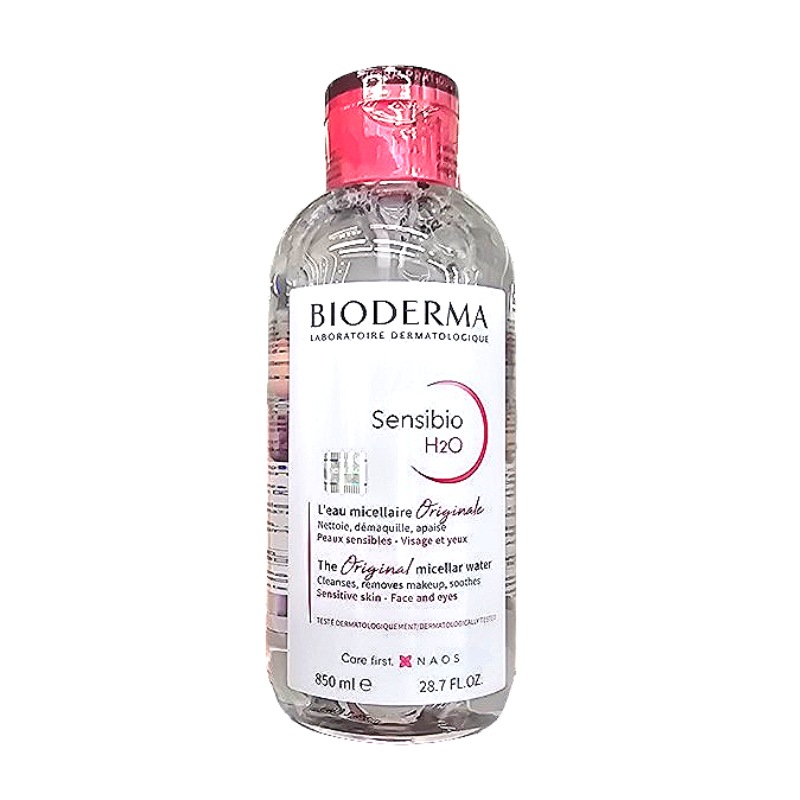 センシビオ H2O クレンジングウォーター850ml敏感肌のための拭き取りタイプ洗浄水 超大容量