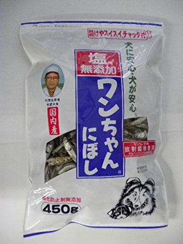 他サイト： 塩無添加 犬用おやつ ワンちゃんにぼし 450グラム (x 1)の商品画像