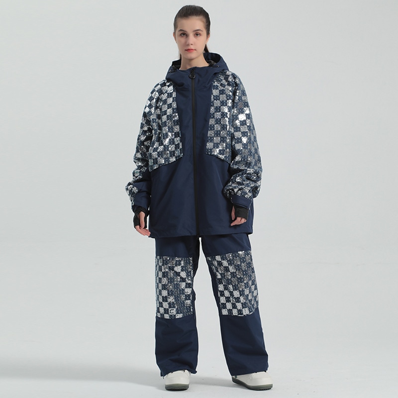 上下セット スノーボードウェア 韓国ファッション スポーツシリーズ スノーボードウェア