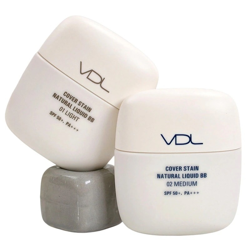 カバーステイン ナチュラルリキッド BBクリーム SPF50+ PA+++ 50ml ツヤ肌 トーンアップ メイク下地