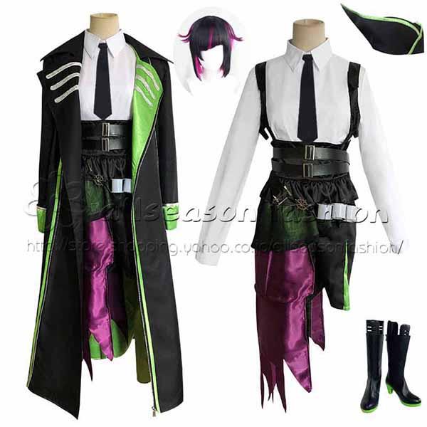 ディズニー ツイステッドワンダーランド 風 マレウス・ドラコニア コスプレ衣装 ウィッグ 靴 寮服 仮装 お祭り/コスチューム/変装