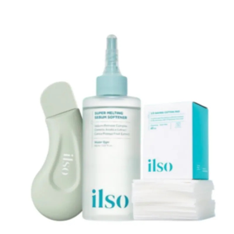 【正規品】[3個セット] スーパーメルティングセバムソフトナー 150ml + ディープクリーンマスター + 1/3 セービング コットン パッド ブラックヘッド 皮脂 角質 毛穴 老廃物