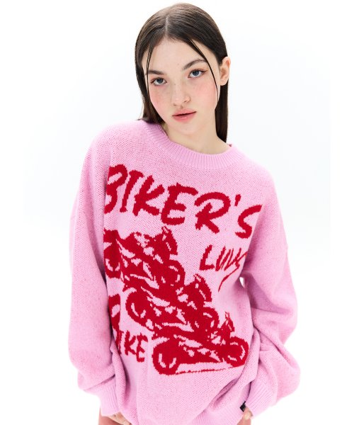 RC BIKE KNIT(PINK)