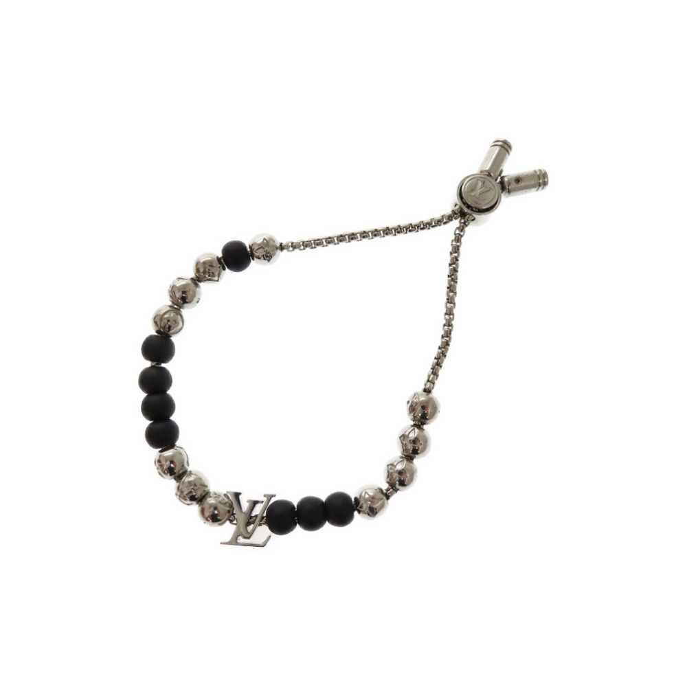 美品 ビーズブレスレット モノグラム M00512 ブレスレット メタル/ビーズ シルバー LV 0060【中古】 レディース