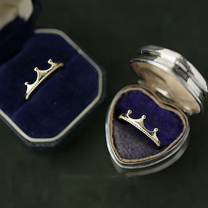 キラッとリング 指輪 2024 新作 S 925純銀ドリームクラウンリング 手元を美しく 可愛い キュート 韓国ファッション