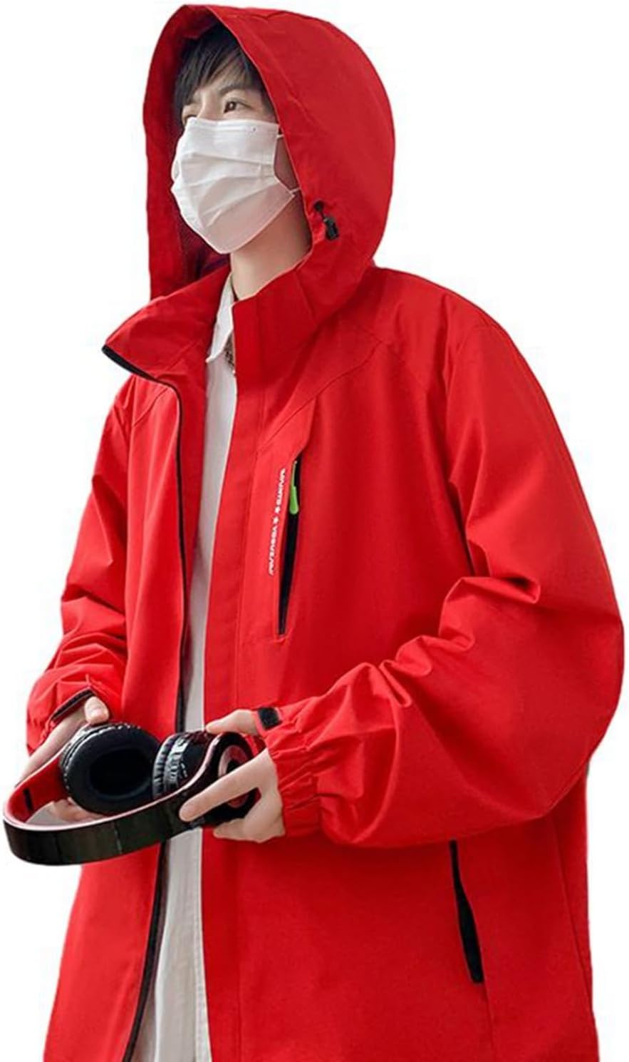 ウインドブレーカー メンズ ジャケット シンプル フード付き カジュアル 長袖 ジャンパー ブルゾンアウター 薄手 防風 撥水 ジッパー おしゃれ 大きいサイズ マウンテンジャケット キャンプ 登山服