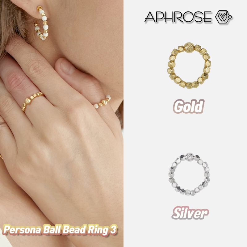 Persona Ball Bead Ring 3 韓国ファション 正規品 男女兼用