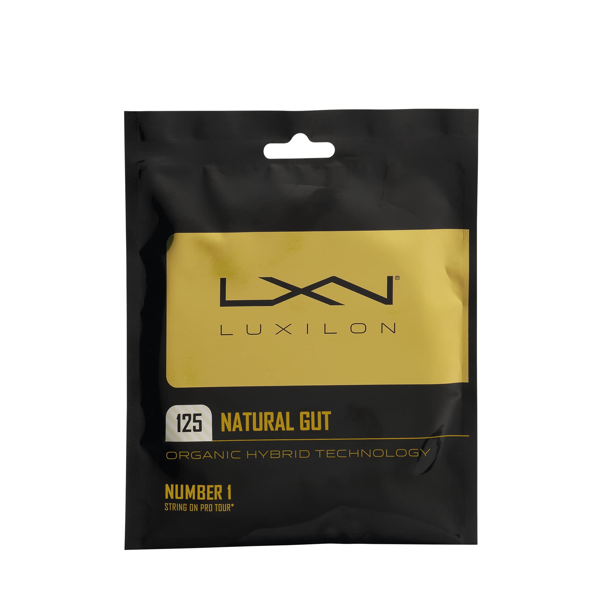 LUXILON(ルキシロン) テニス ストリング ガット NATURAL GUT 125(ナチュラルガット 125) ナチュラル WRZ949125