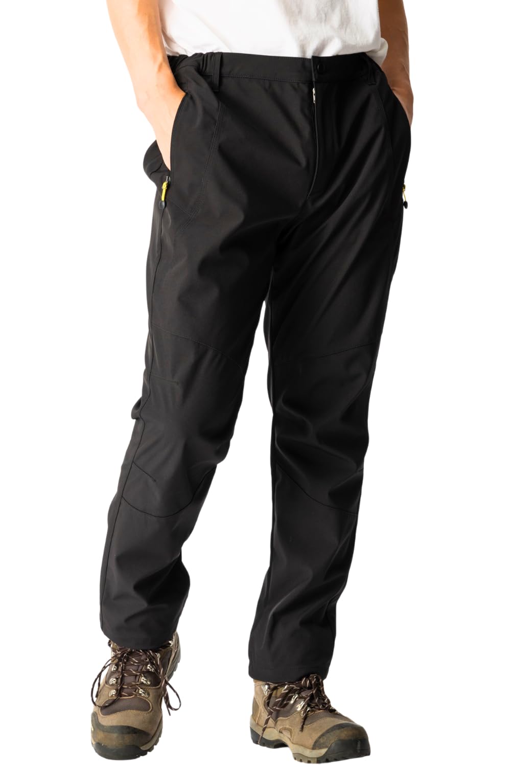 [ベンケ] 【快適な履き心地】 トレッキングパンツ メンズ アウトドア 登山 ズボン 防水 撥水 ハイキング ストレッチ パンツ 長ズボン (L)