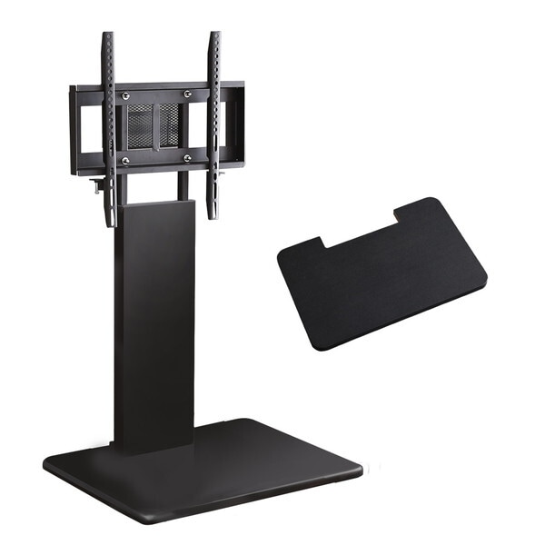 ホームテイスト 壁寄せテレビスタンド ロースイングタイプ 専用棚SETSWAT-L-TWAT-BK ブラック メーカー直送