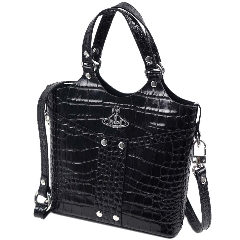 ヴィヴィアンウエストウッド Vivienne Westwood ショルダーバッグ ハンドバッグ HARRI CROSSBODY HANDBAG ブラック 42020085-L003I-N401