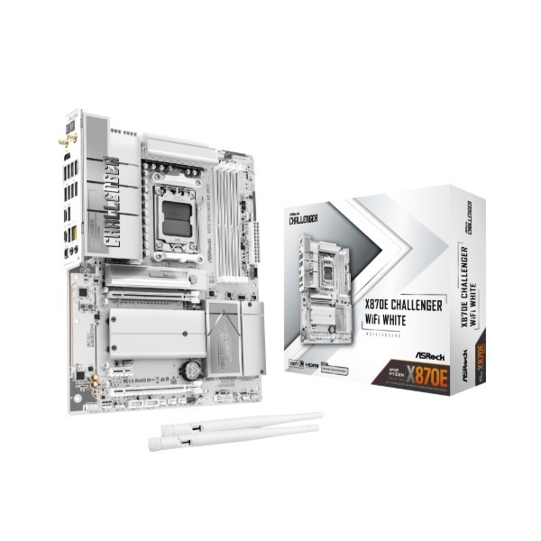 X870E Challenger WiFi White ホワイト ATXマザーボード メーカー直送