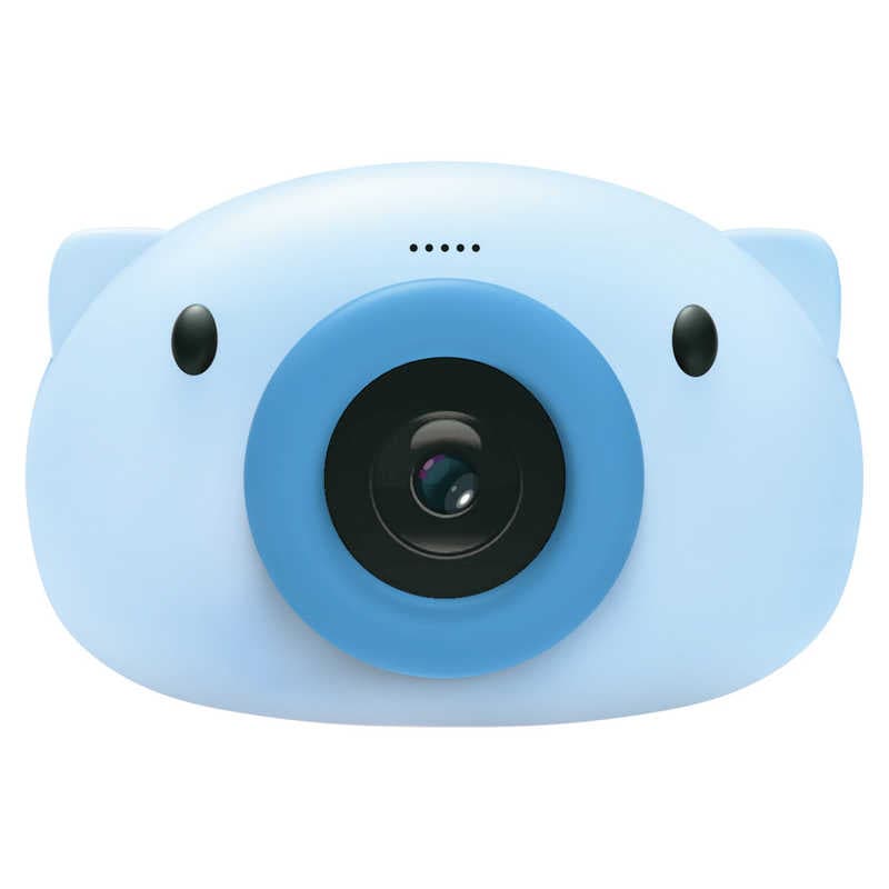 ハイテックジャパン　Mini Kids Camera BABY PIG ［ミニキッズカメラ こぶた］ブルー　WEC11-BL-BC