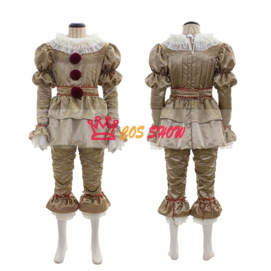 2025新品販売 実物撮影 映画 ピエロ ペニーワイズ 大人 子供 JOKER ゴールド コスプレ衣装 cosplay仮装 イベント クリスマス ハロウィン ステージ 文化祭 お祭り