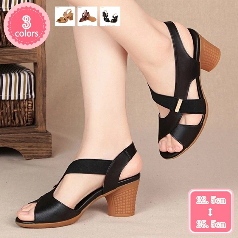 500円OFFクーポン オフィスサンダル 黒 ブラック レディース靴 チャンキーヒール レディース 女性用 カジュアル クッション性 スポーツサンダル 厚底 軽量 ソフト ストラップサンダル ミュール