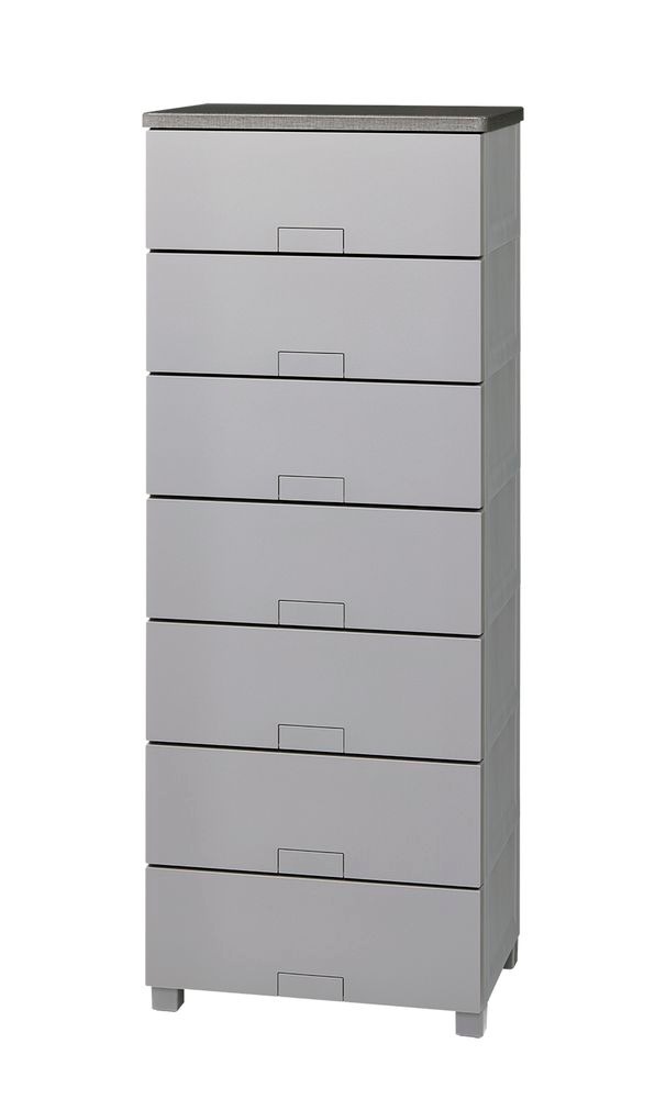 天馬 FCH-F5507GR フィッツチェストフルフラット5507　7段（グレー） FCHF5507GR