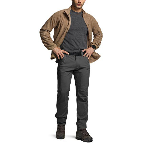 CQR グリッドフリース アウトドア 登山 長袖 防寒ジャケット