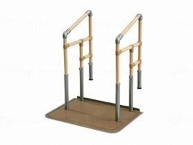 あがりかまち用たちあっぷ両手すり台無 CKE-03MB
