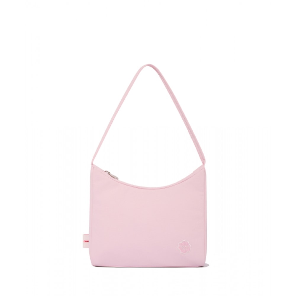 COVERNAT WOMAN クラバーハートナイロンホーボーバッグ ピンクモデル