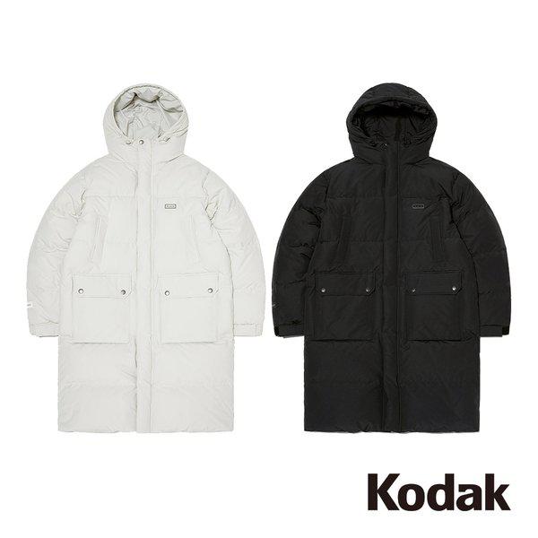 [公式]エッセンシャルロングスタンドネックダウンジャケット（2 COLOR）