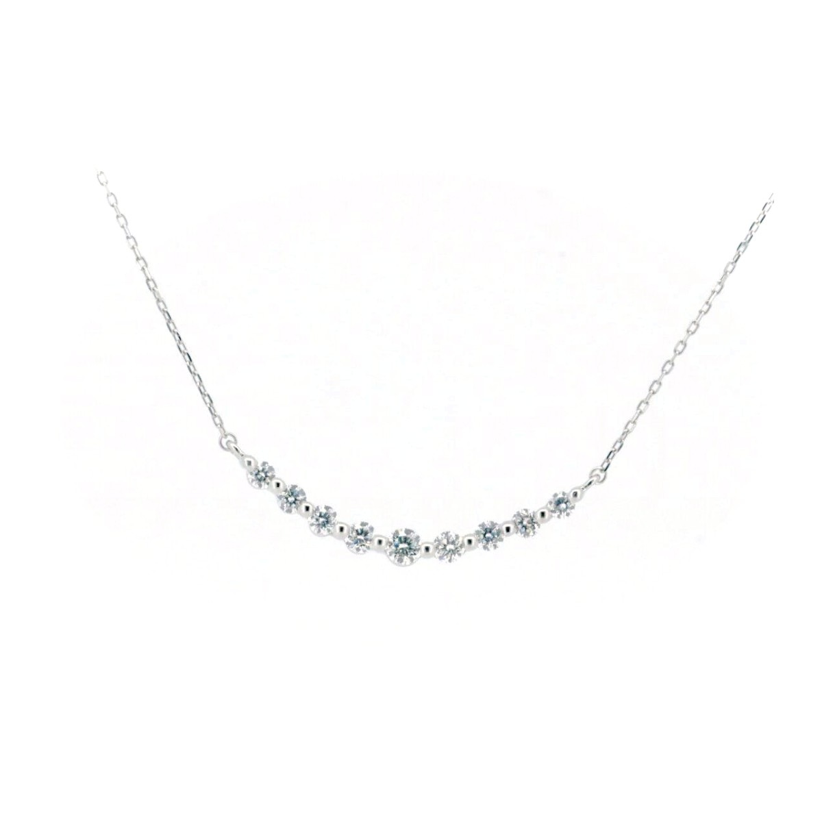 GSTV ダイヤモンド ネックレス 0.25ct Pt850/Pt950(プラチナ) 質屋出品