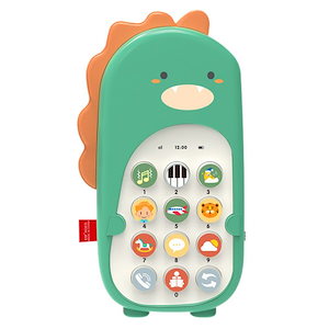 Esperanza スマホ 携帯電話 おもちゃ スマートフォン 恐竜 グリーン 知育玩具 プレゼント 誕生日 0歳 1歳 2歳 英語対応 クリスマス 男の子 女の子 t-0109-04