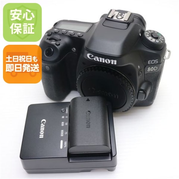 超美品 EOS 80D ボディ ブラック 115 38,155円