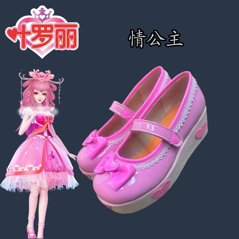 Ye Luoli 靴 プリンセスシューズ 厚底シングルシューズ ロリータ 婦人靴 写真 漫画シューズ コミックショー パフォーマンスシューズ