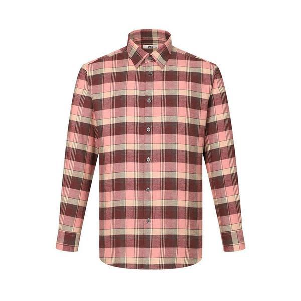 起毛綿100ミディアムチェックカジュアルシャツレギュラー핏__DLW1SHCL183P1