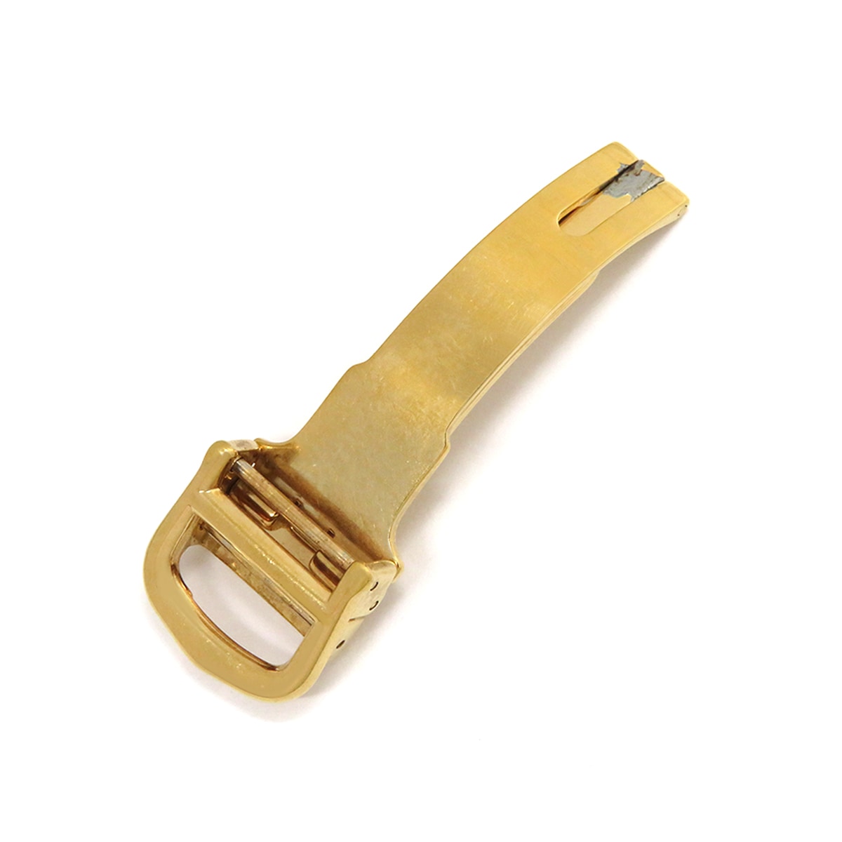 カルティエ Cartier 腕時計パーツ GP イエローゴールド 純正 12mm幅対応 フォールディング Dバックル パーツ 替え 交換 予備 部品 イエローGP 【中古】 11,717円