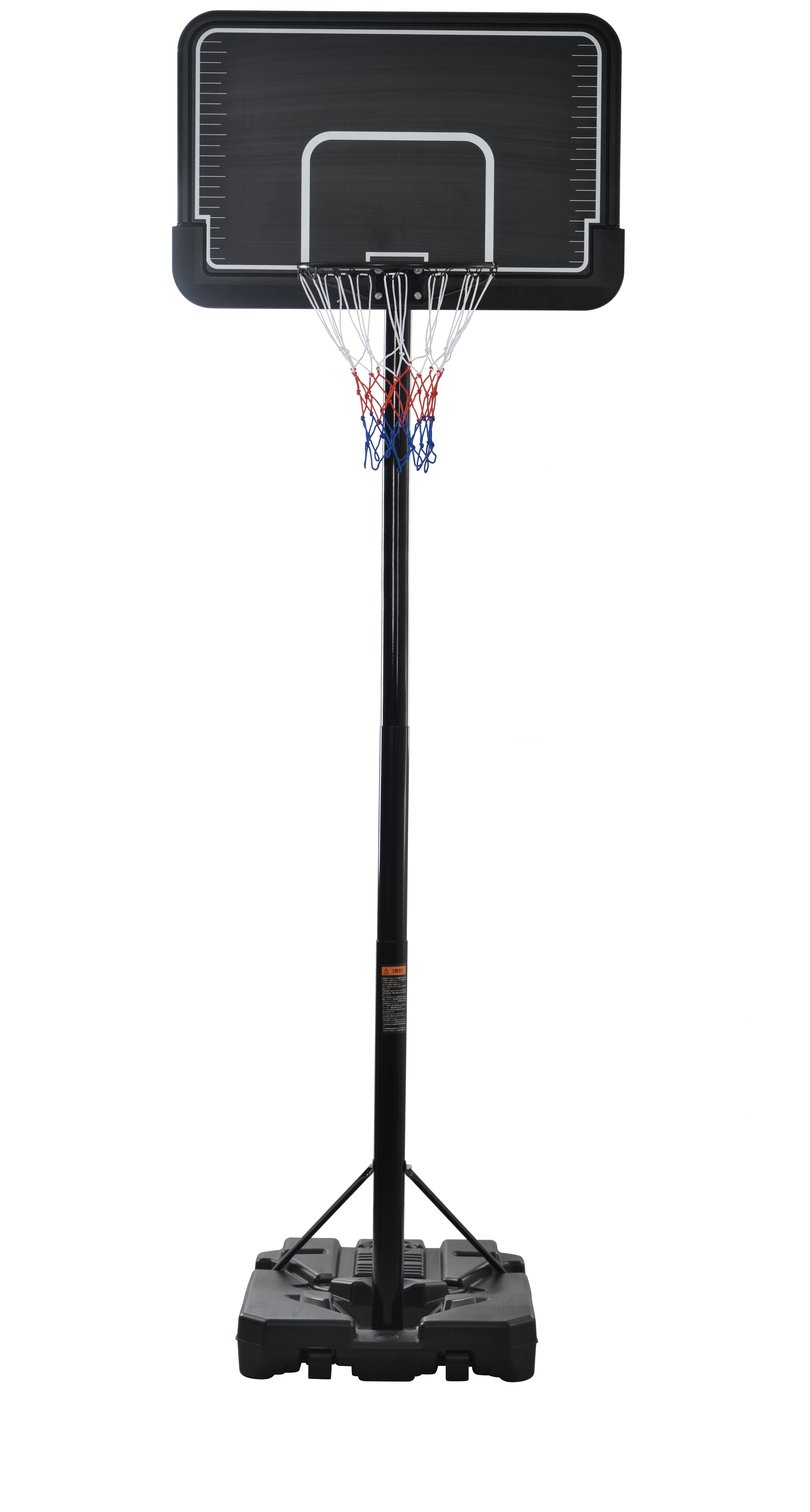 バスケットゴール 公式＆ミニバス対応 8段階高さ調節 200-305cm 移動可 工具付き ゴールネット バックボード リング ミニバス 一般用 屋外用