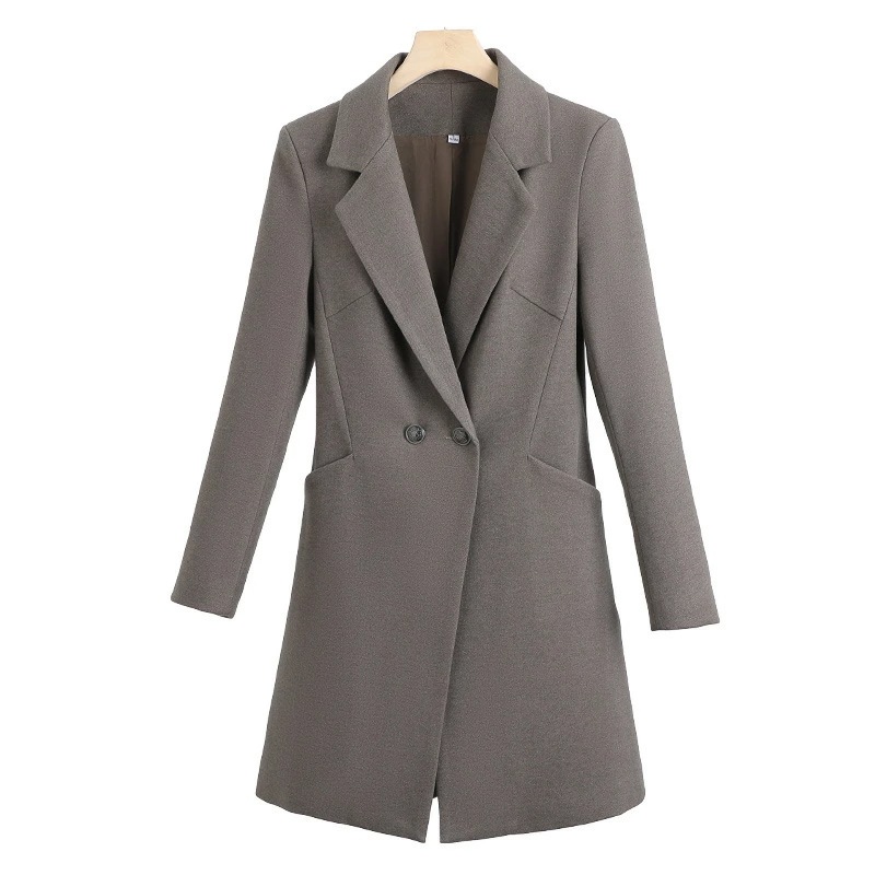 レディース コート 中長丈 スーツジャケット 春秋 新作 高級感 アウター 9697