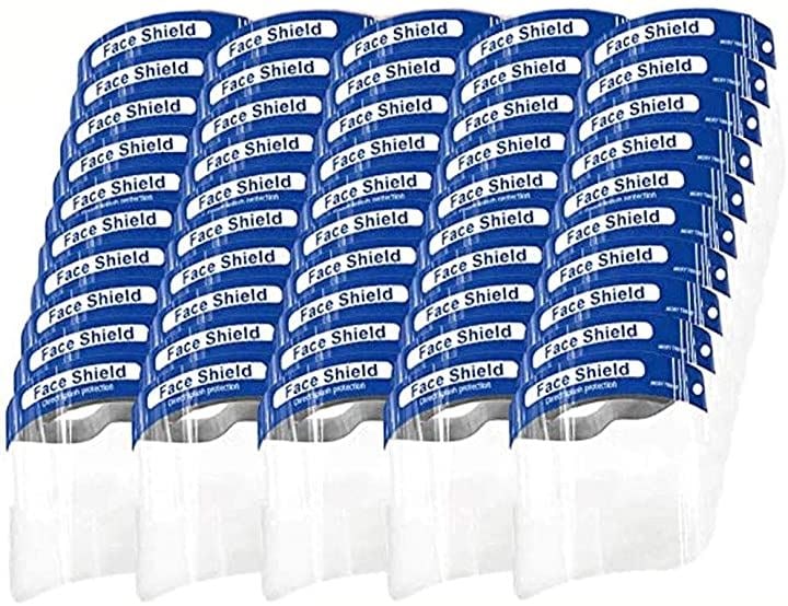 morytrade フェイスガード フェイスシールド カバー クッション 透明( 50個)