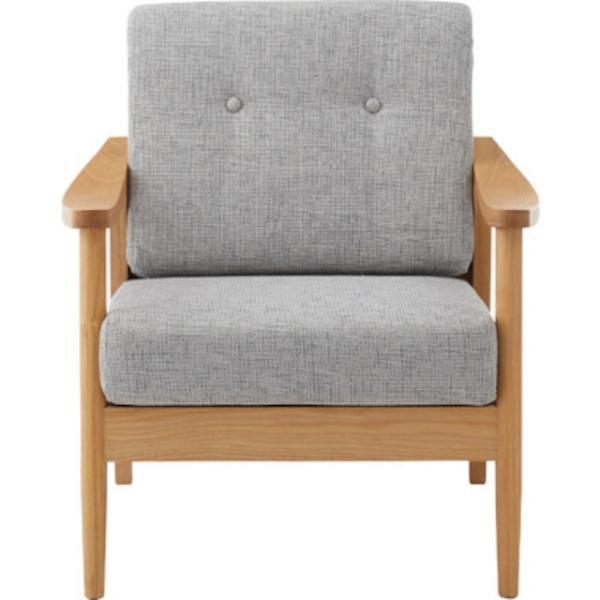 クッションが取り外せる北欧モダンな1人掛ソファ 北欧 インダストリアル ソファ リビング