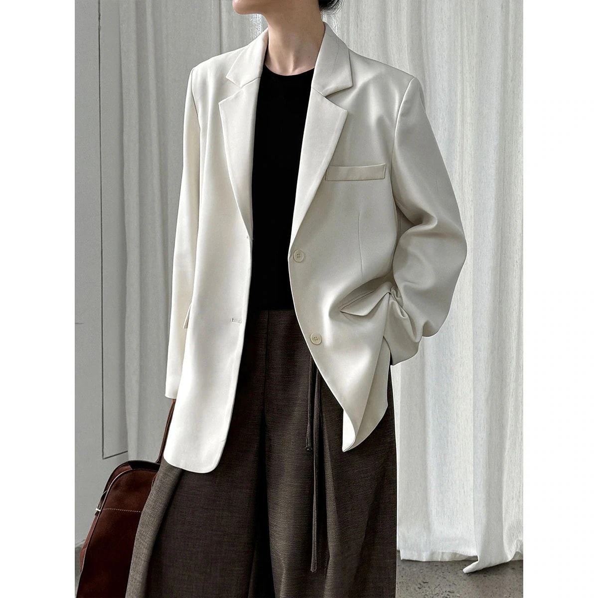 26 感 スーツ アウター 新作 スリットデザイン カジュアル スーツジャケット 長袖 テーラードジャケット レディース今日大特価