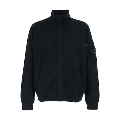 ワッペンパッチ シーズナルポケット トラックジャケット ブラック L1S15 6100018 S0410 V0029 155183431 [U]