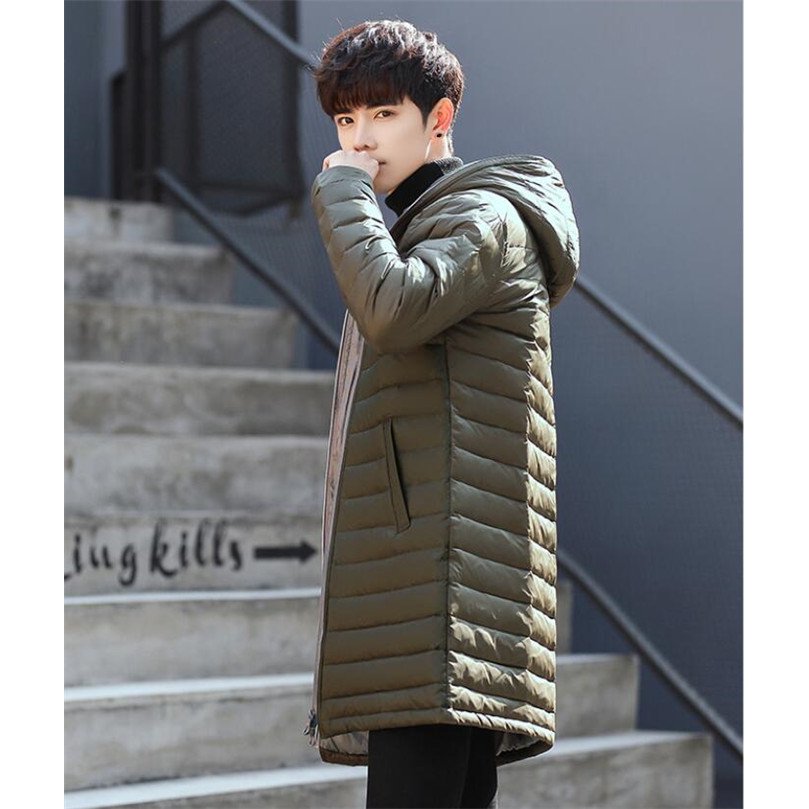ダウンジャケット メンズ ダウンコート 軽量 フード ロング丈 コート 秋 冬 防寒服 カジュアル