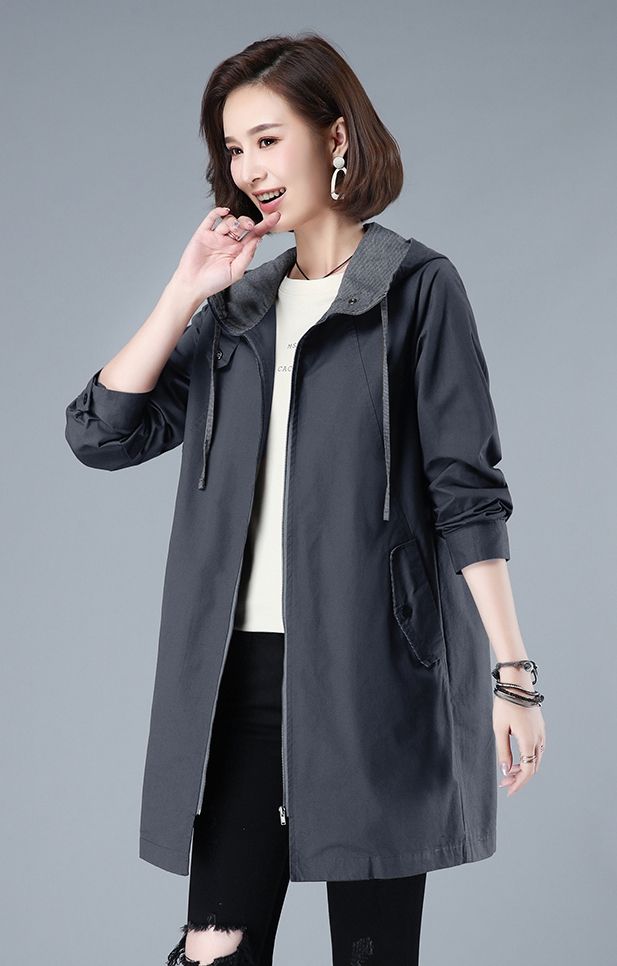 【早い者勝ちタイムセール】マウンテンパーカー レディースも春 秋 フード付き アウター ブルゾン ジャケット ミディアム丈 大きいサイズ 3L 4L 赤 ライトアウター ライトジャケット ショートコー