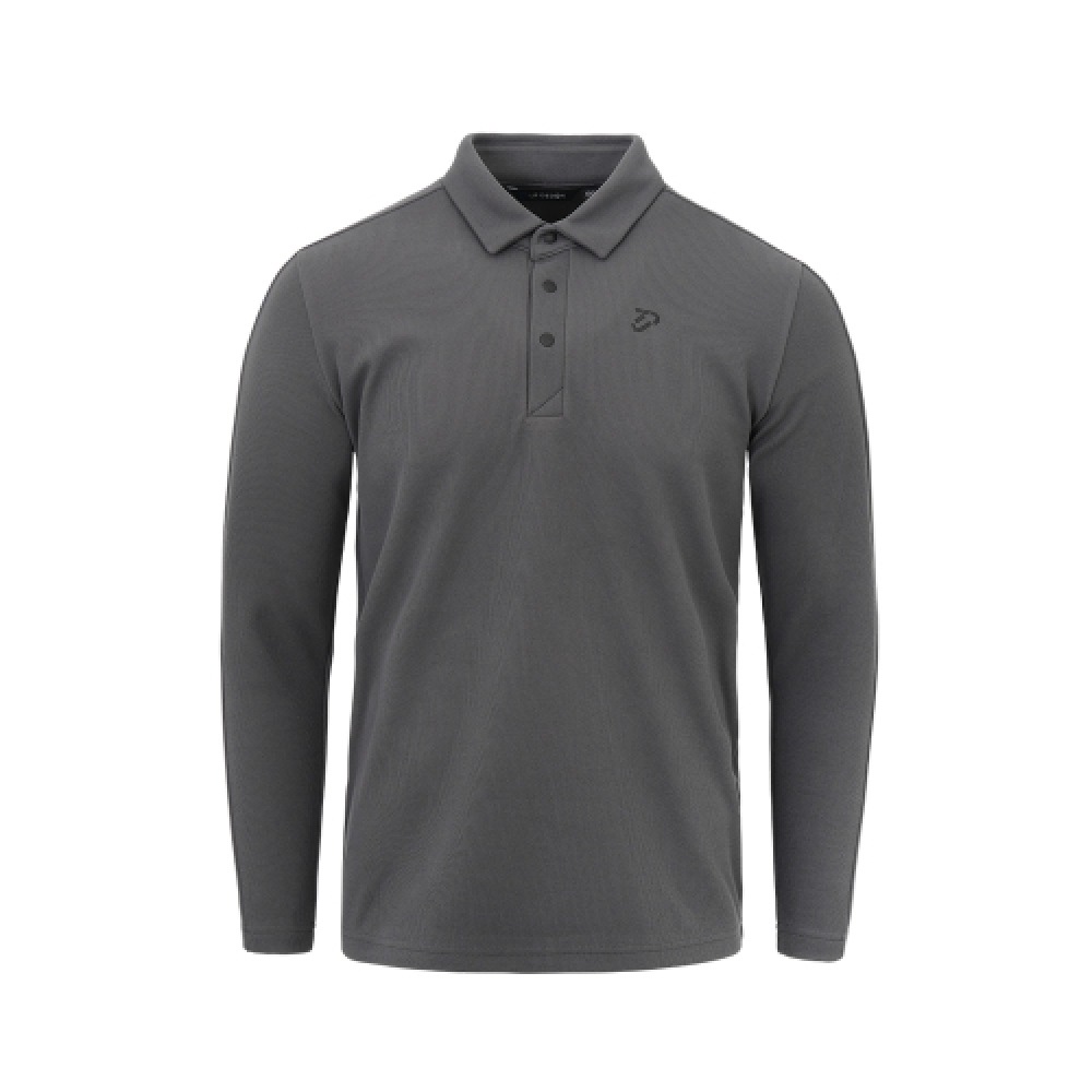 IAN POULTER DESIGN [IJP DESIGN] Ian Poulter Design メンズショルダーロゴプリントロングスリーブ T シャツ-IPM4WTS224 DG