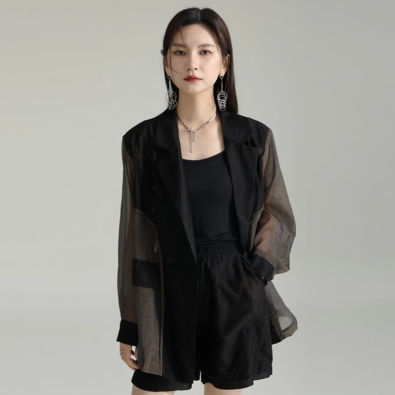 【高.品.質】新作 おしゃれ 切り替え uvカット トップス 短パン ハーフパンツ 二点セット セットアップ セットアップ レディース 夏 気質 アウター 夏涼しく楽ちんセットアップ