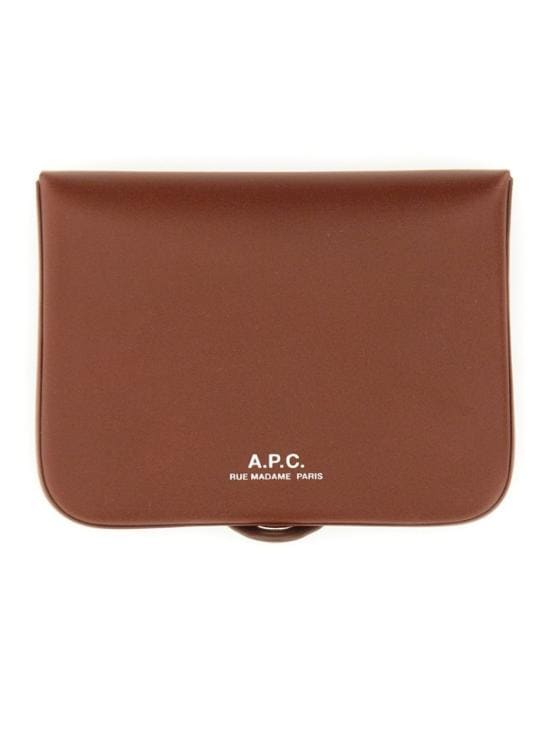 A.P.C. Men Wallet PXAWV H63176 CAD Brown