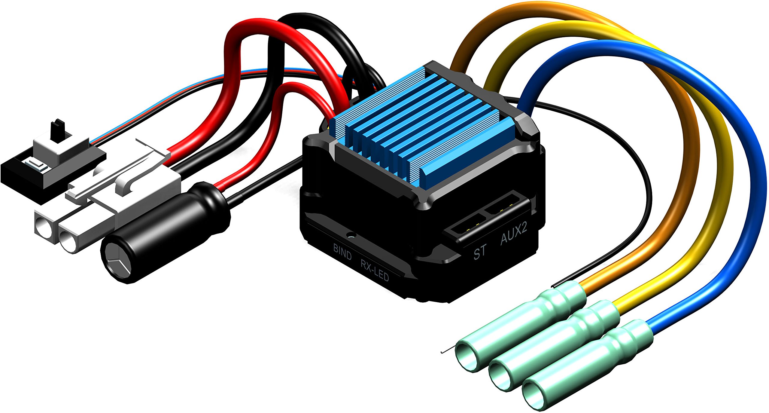 SUPER VORTEX PLUS SPORT (センサー付ブラシレスモーター専用スピードコントローラー) 107A41261A