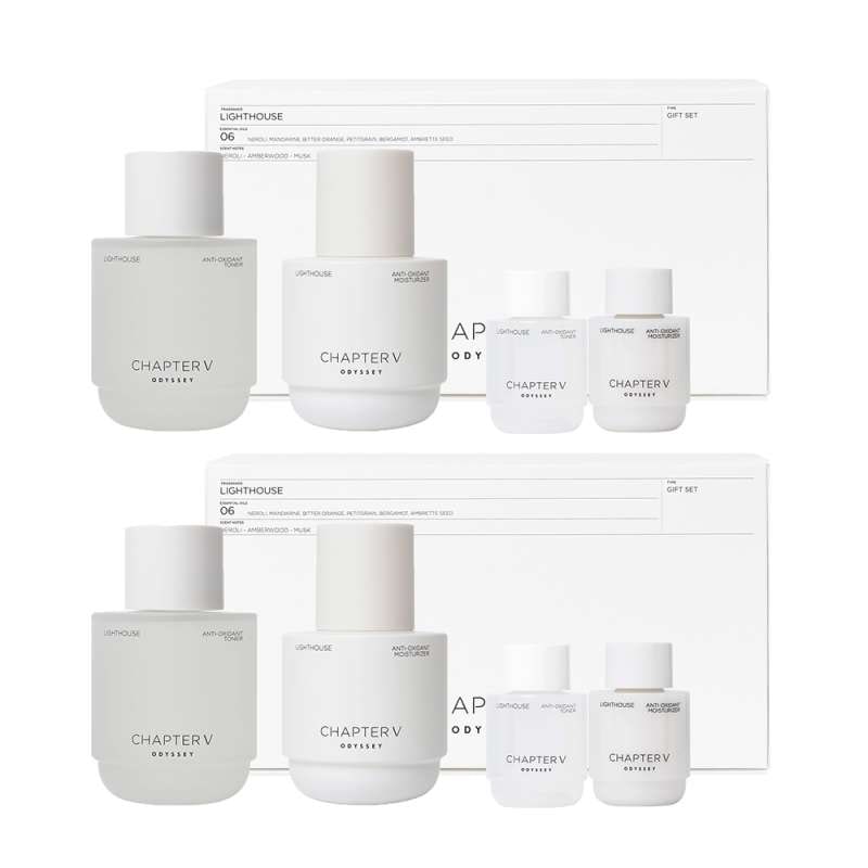 チャプターファイブ2種セットトナー140mlモイスチャー110mlデュオ