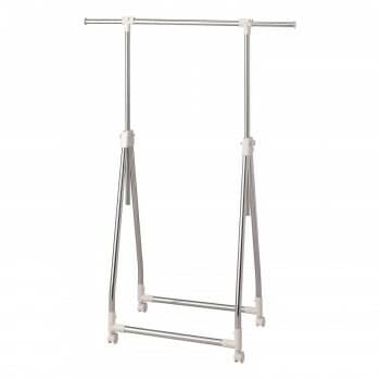 パール金属 コンパクトフォールディングハンガー ホワイト N-7610