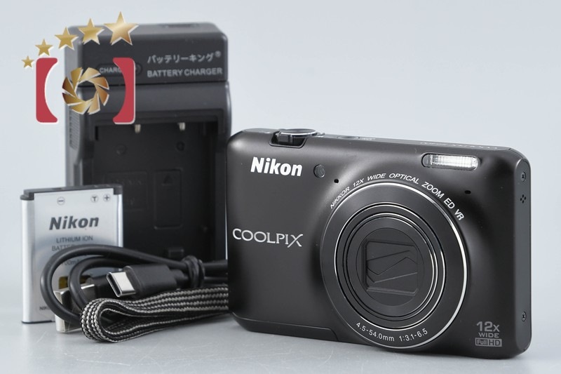 COOLPIX S6400 スマートブラック コンパクトデジタルカメラ