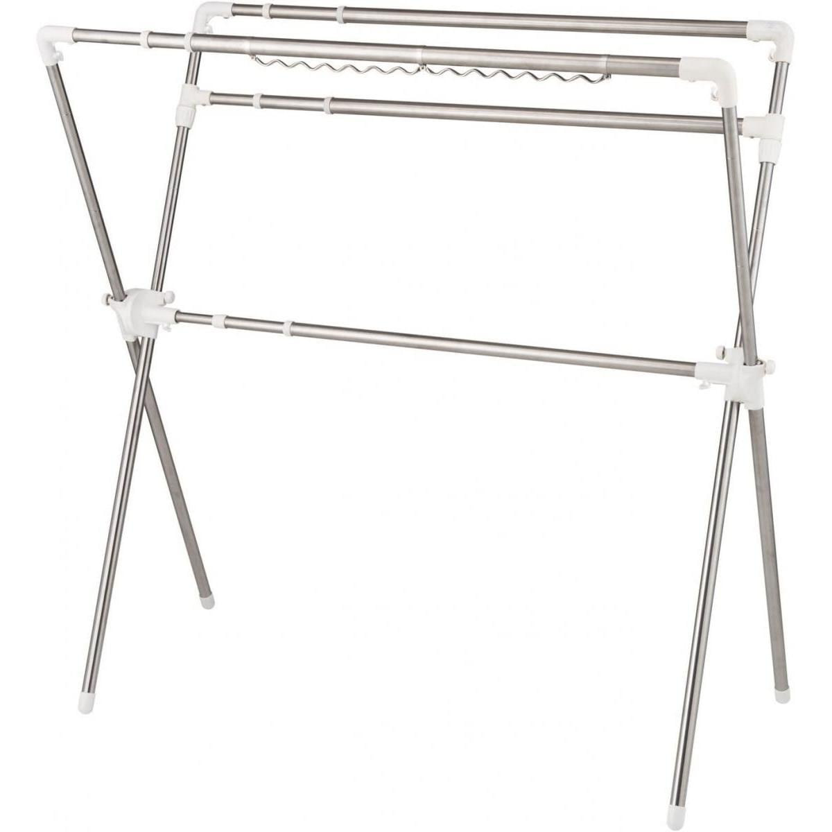 【在庫有・即納】天馬 ポーリッシュ PORISH 伸縮布団干しX型 PS-07K　ふとん 4枚干し 折り畳み 伸縮可能 物干し