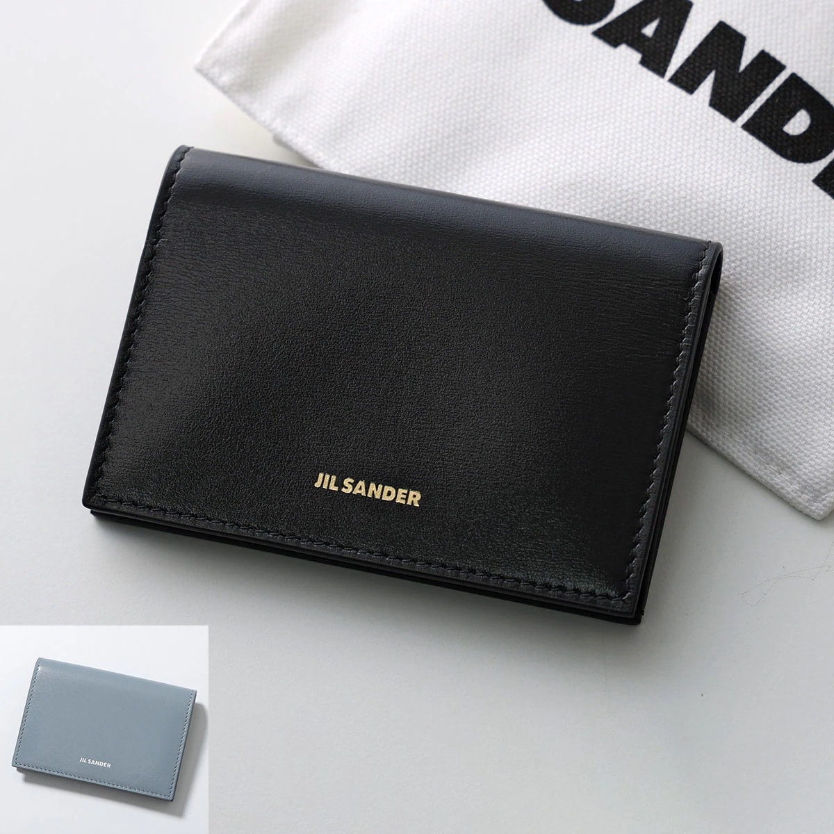 JIL SANDER ジルサンダー カードケース J07UI0024 P4840 P5355 FLAT CARD HOLDER カードホルダー レディース レザー ロゴ カラー2色 J07UI0024