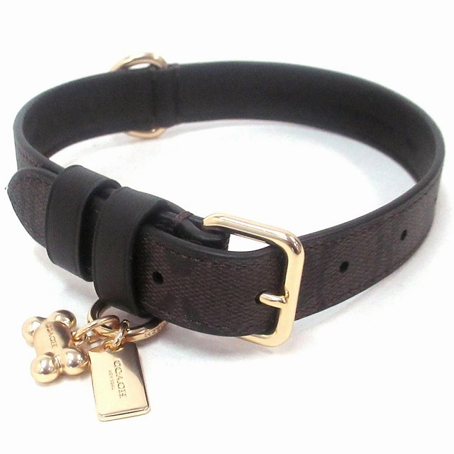 コーチ 犬の首輪 COACH アウトレット シグネチャー スモール ペット 中型犬 ドッグカラー ペット用品 CH146 IMAA8