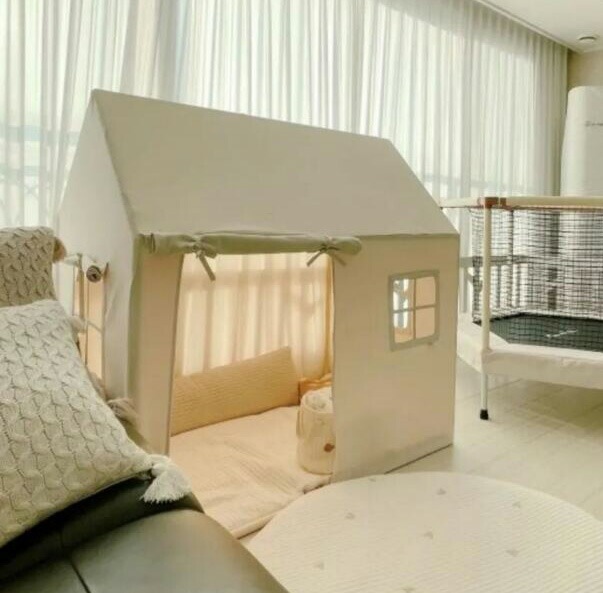 大きなスペース 知育玩具 創造力 ハウス 簡易テント 子供部屋 独立空間 室内 お城 プリンセステント 子供用テント 子どもテント 部屋テント おもちゃ おままごと 5,530円