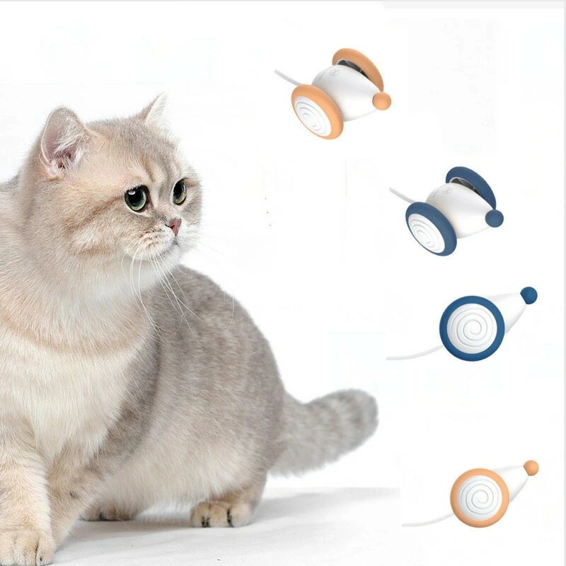 新品推奨トランスフォーム猫おもちゃ 電動ねずみ ウィキッドマウス 自動式 光るしっぽ インタラクティブおもちゃ USB充電式 簡単操作 充分スピード感 飽きない お留守番に 運動不足 ストレス解消 好